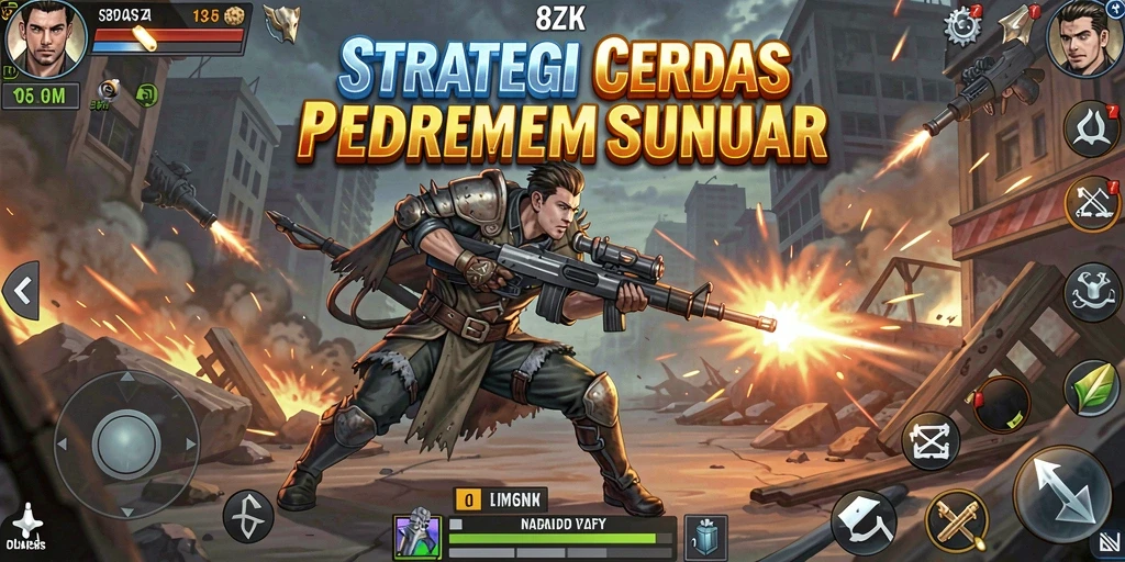 Tampilan gameplay <strong>8ZK</strong> yang mendebarkan dan penuh strategi.