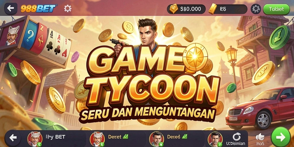 Screenshot gameplay 988BET menampilkan pengalaman Tycoon yang mendebarkan.