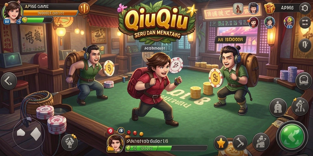 Gameplay menegangkan dan seru di API66 QiuQiu.