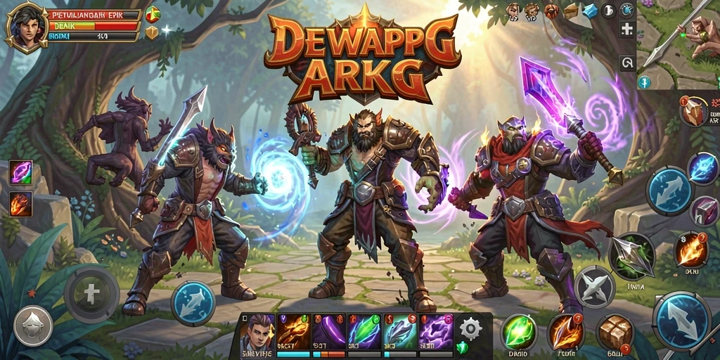 Tangkapan layar gameplay DEWAPG yang menakjubkan.