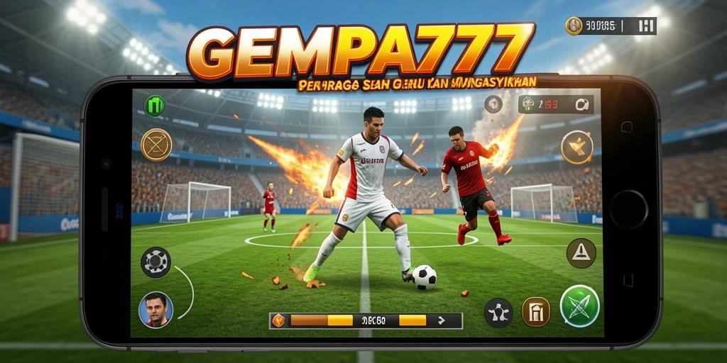 Tampilan gameplay GEMPA777 yang menampilkan aksi olahraga seru.