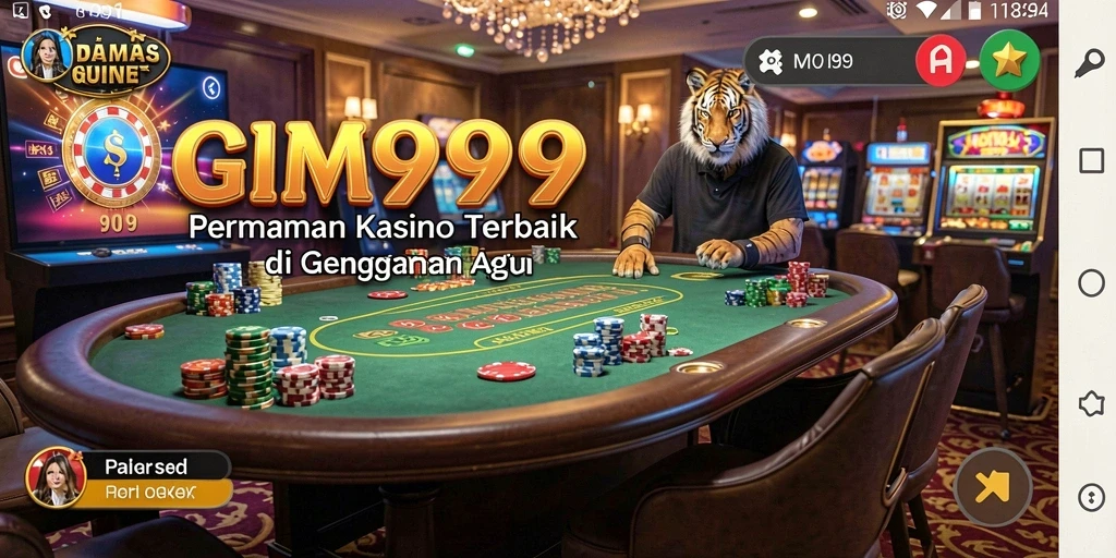 Tangkapan layar gameplay Kasino yang seru di GIM999.