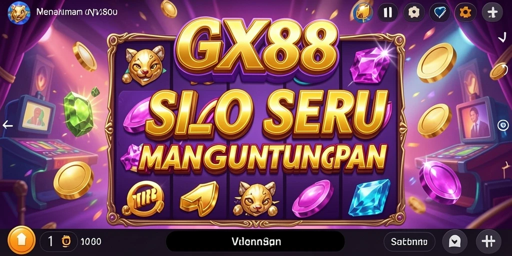 Tampilan gameplay GX88 yang menegangkan dan berwarna-warni.