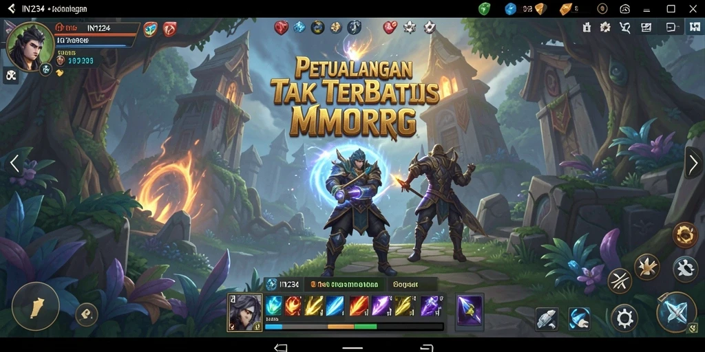 Tampilkan gameplay menarik di <strong>IN1234</strong> dengan dunia fantasi yang mempesona.