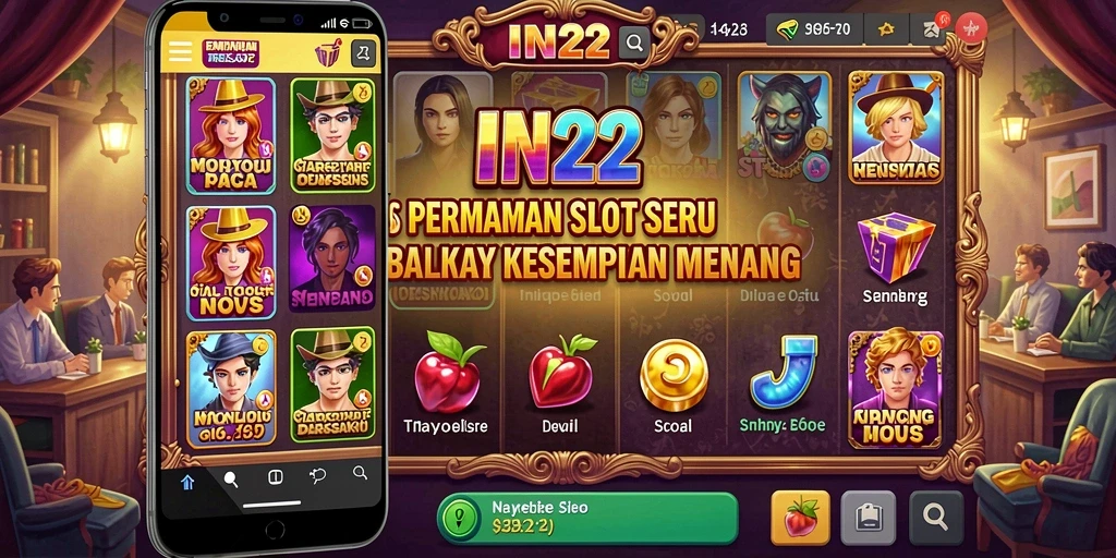 Tampilan menarik dari gameplay Slot di IN22.