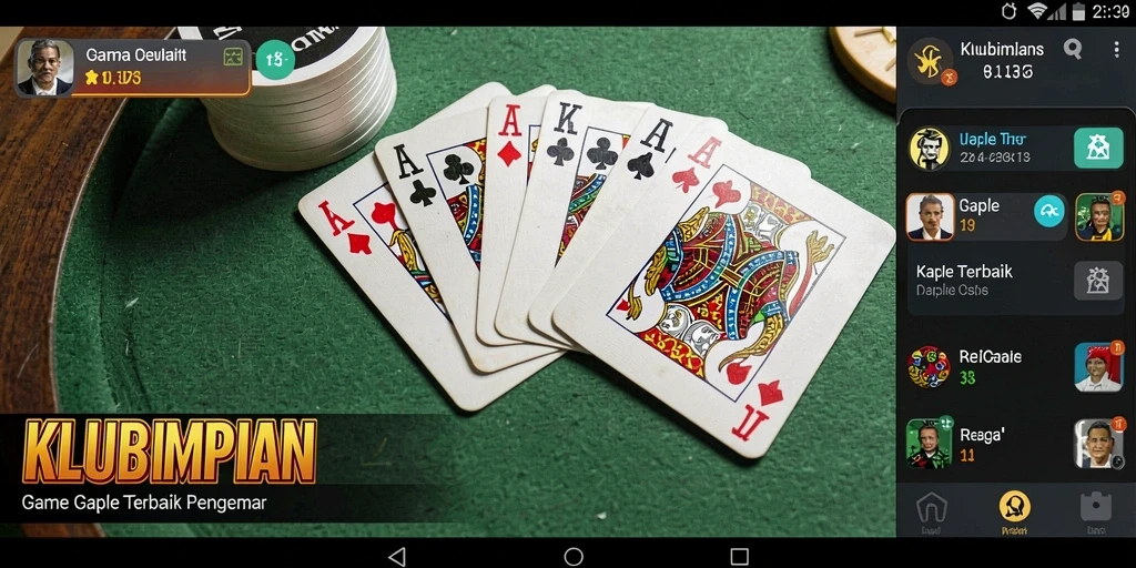 Tampilan gameplay KLUBIMPIAN yang seru dan menarik.