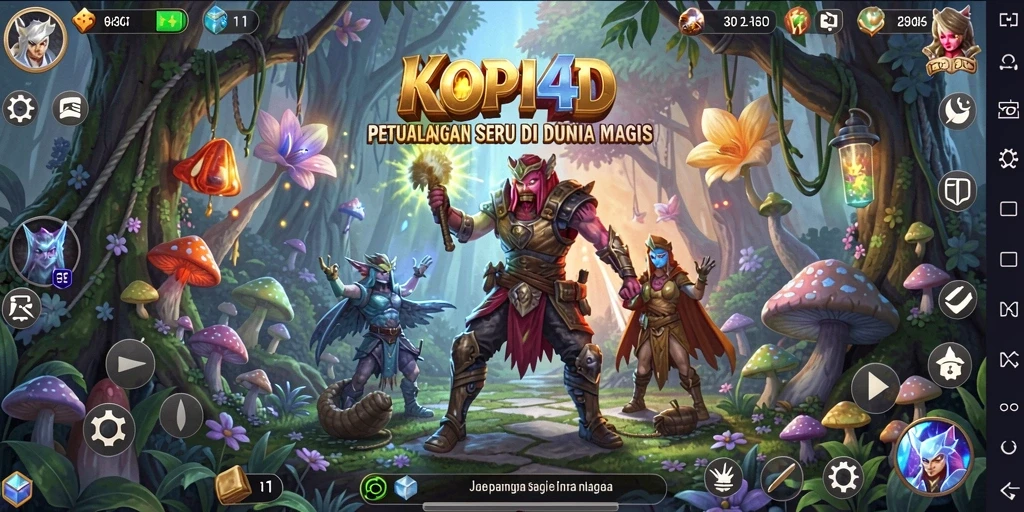 Tampilan gameplay KOPI4D memukau dengan grafis yang fantastis.