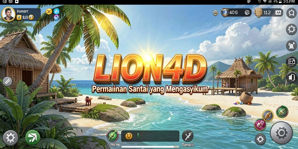 Tampilan menarik dari gameplay LION4D yang seru.