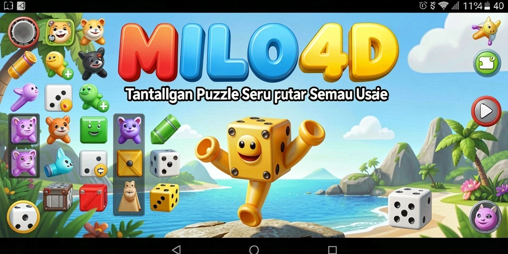 Tampilan gameplay seru dengan berbagai tantangan puzzle yang menarik.