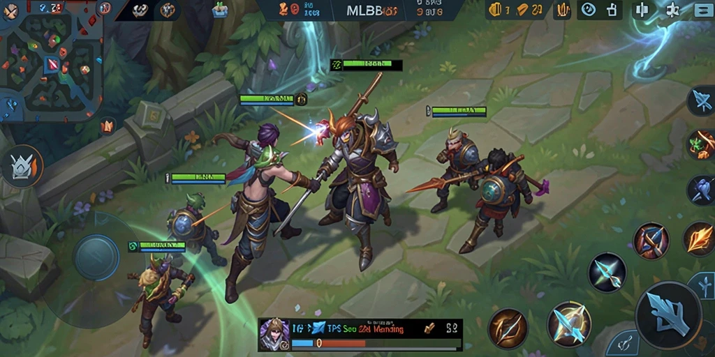 Tampilan gameplay seru MLBB8 yang menegangkan dan dinamis.