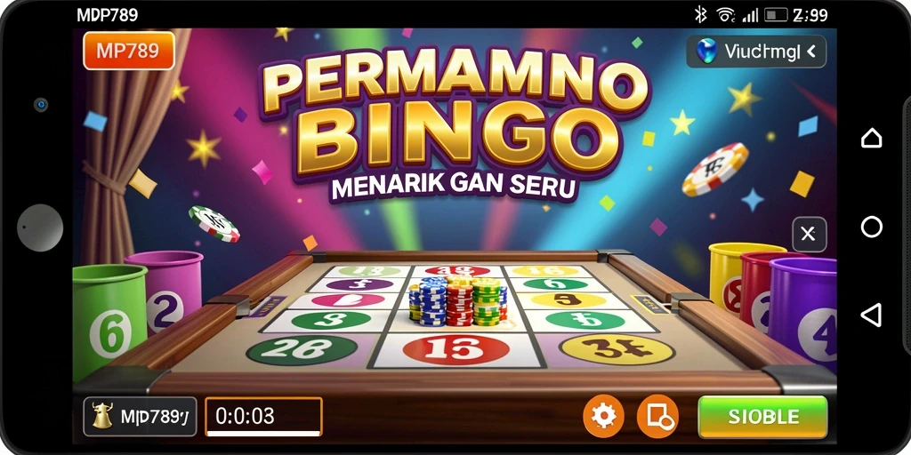 Tampilan permainan Bingo yang seru dan menegangkan di MVP789.