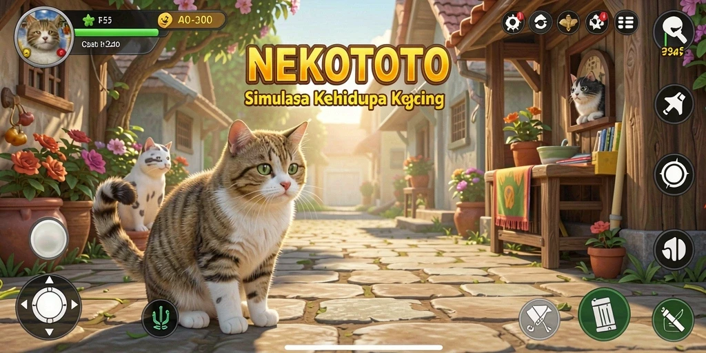 Tampilan menarik gameplay NEKOTOTO yang mengasyikkan.