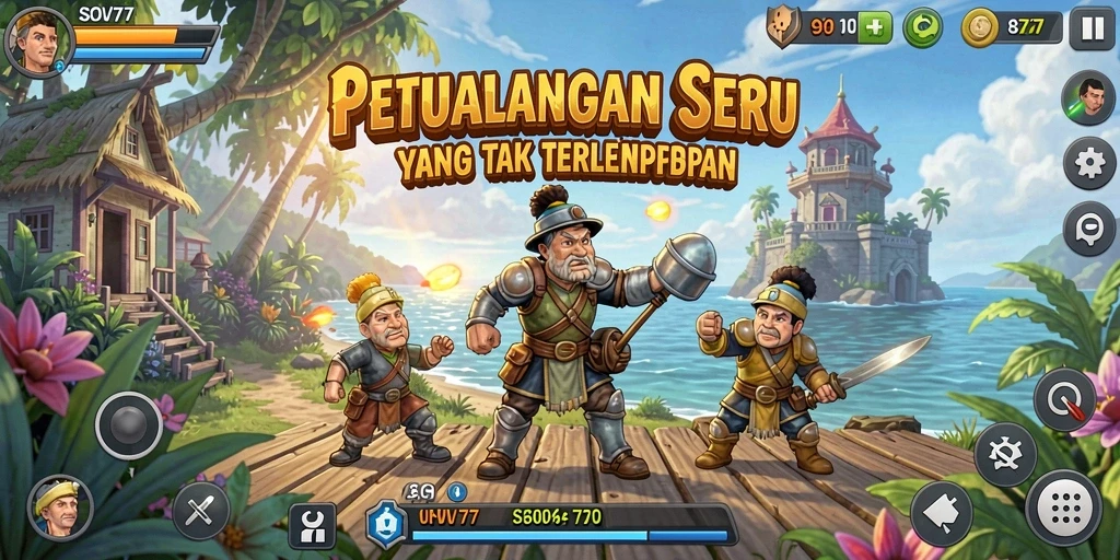 Gameplay SOV777 yang memukau, penuh dengan petualangan seru.