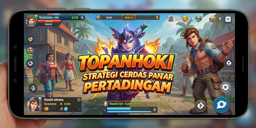Tangkapan layar gameplay <strong>TOPANHOKI</strong> yang menunjukkan aksi strategi yang mendebarkan.