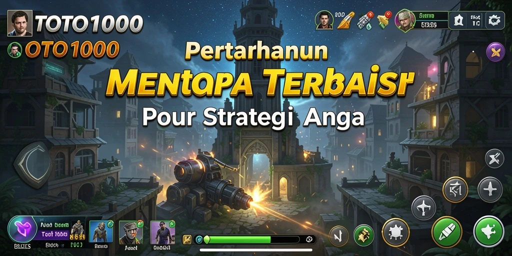 Screenshot permainan TOTO1000 yang menunjukkan aksi seru dalam Tower Defense.
