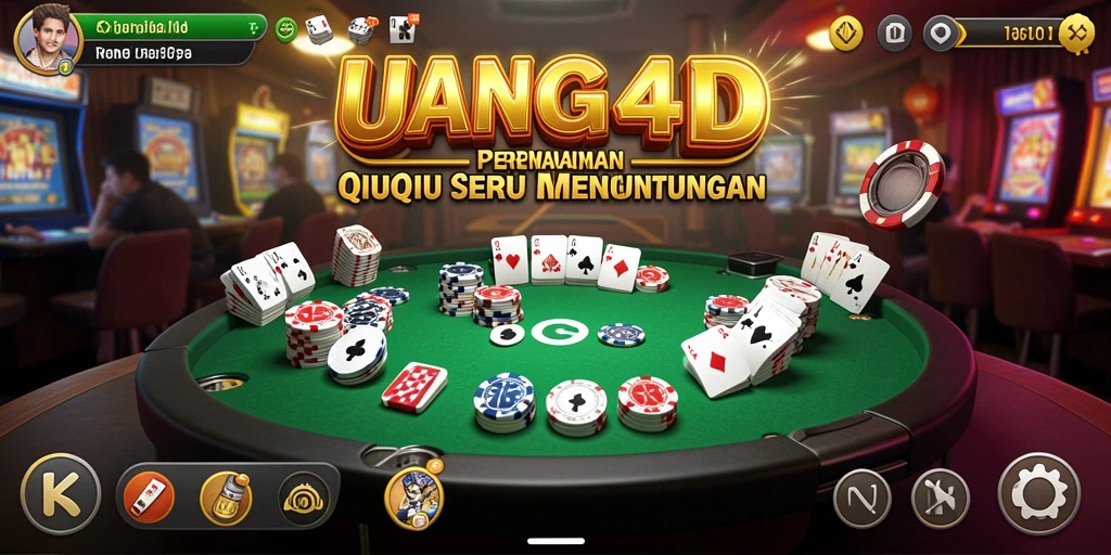 Tampilan menarik gameplay QiuQiu di UANG4D.
